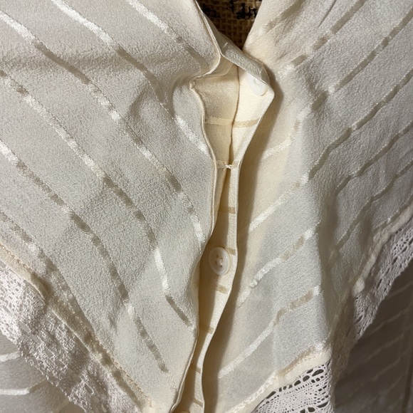 PAIGE Silvette Ruffle Silk Blouse - Picture 6 of 17